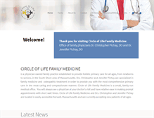 Tablet Screenshot of circleoflifefm.com